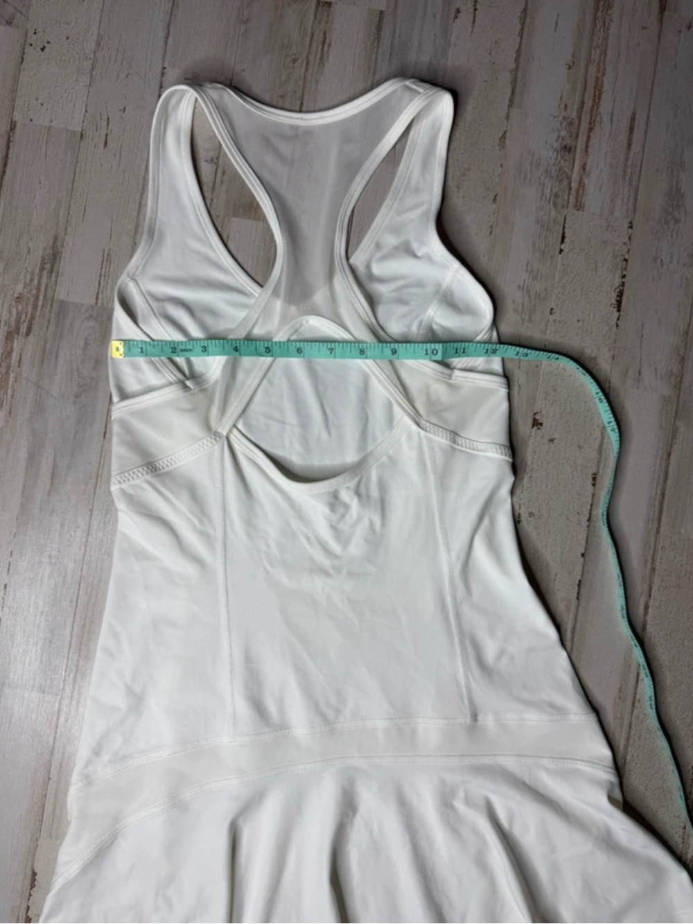 Lululemon White Athletic Tennis Dress with Flared Skirt Size Small Golf Pickleba - Picture 11 of 11